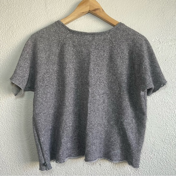 Victoria's Secret Cropped Gray Sweater Top - Picture 3 of 3